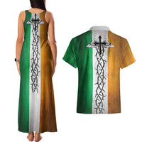 The Ireland - Notorious Couples Matching Tank Maxi Dress and Hawaiian Shirt Old School Tattoos Grunge Style