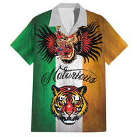 The Ireland - Notorious Family Matching Off Shoulder Maxi Dress and Hawaiian Shirt Old School Tattoos Grunge Style