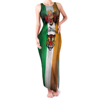 The Ireland - Notorious Family Matching Tank Maxi Dress and Hawaiian Shirt Old School Tattoos Grunge Style