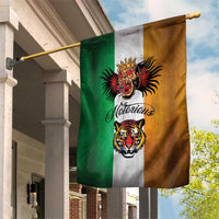 The Ireland - Notorious Garden Flag Old School Tattoos Grunge Style