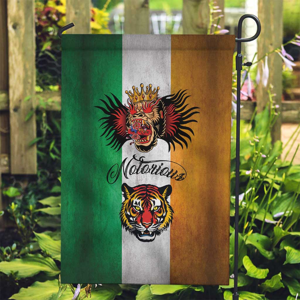 The Ireland - Notorious Garden Flag Old School Tattoos Grunge Style