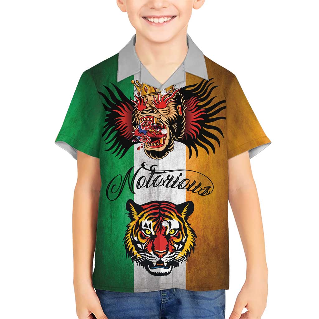 The Ireland - Notorious Hawaiian Shirt Old School Tattoos Grunge Style