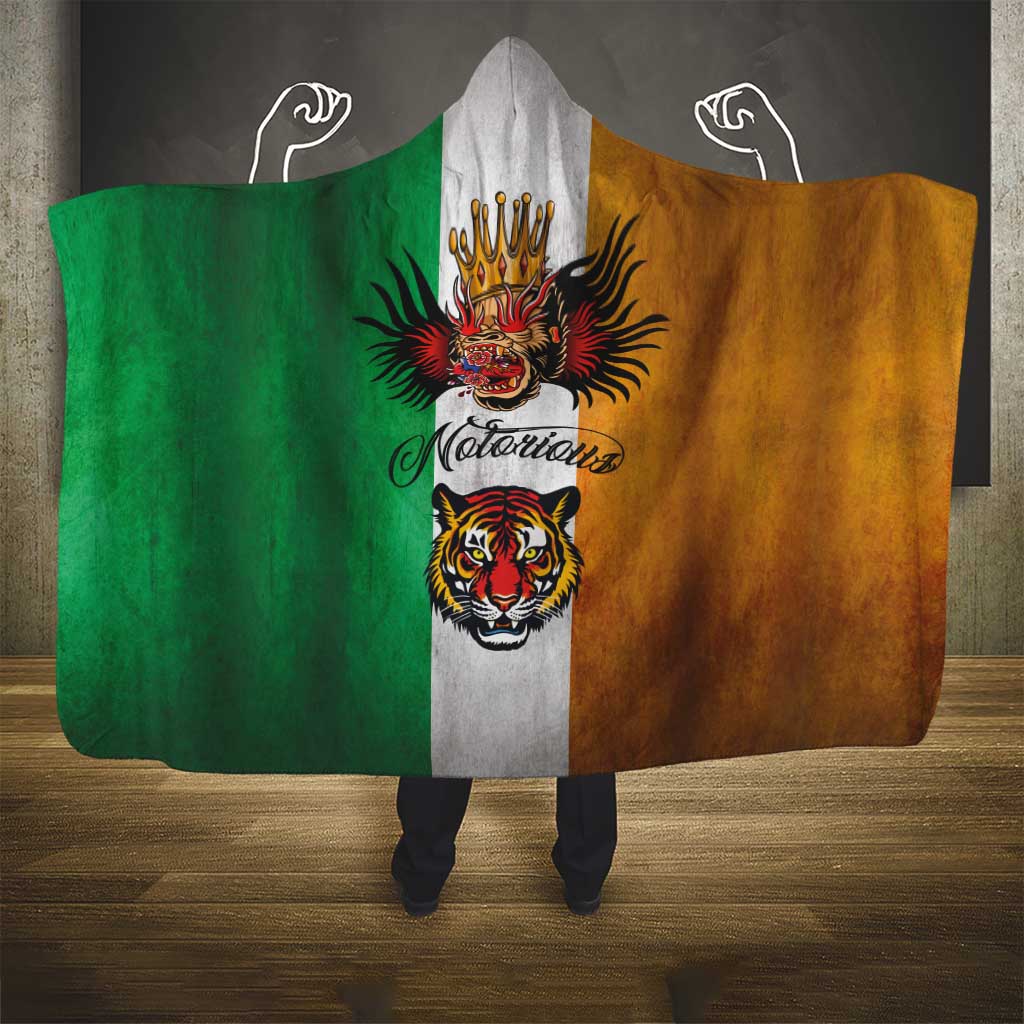 The Ireland - Notorious Hooded Blanket Old School Tattoos Grunge Style