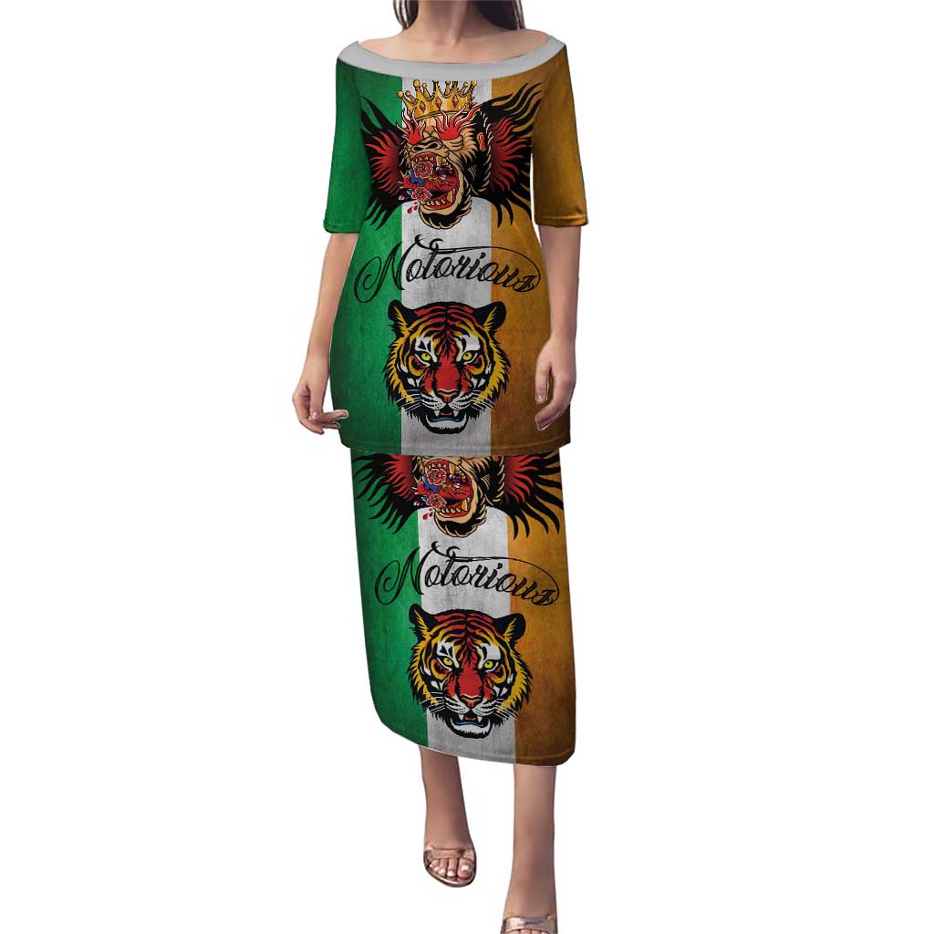 The Ireland - Notorious Puletasi Old School Tattoos Grunge Style - Wonder Print Shop