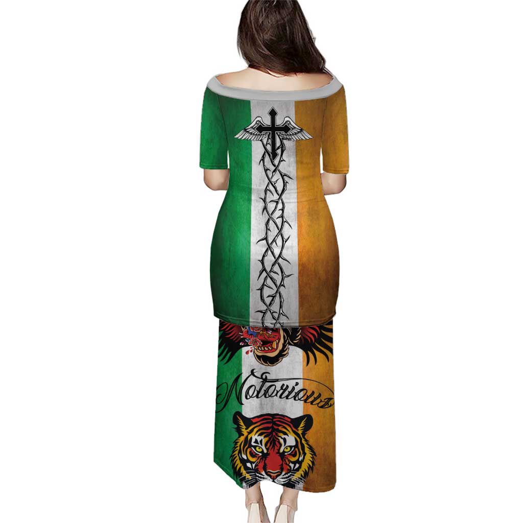 The Ireland - Notorious Puletasi Old School Tattoos Grunge Style - Wonder Print Shop