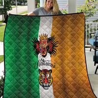 The Ireland - Notorious Quilt Old School Tattoos Grunge Style - Wonder Print Shop