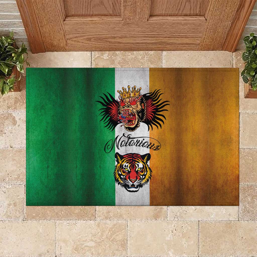 The Ireland - Notorious Rubber Doormat Old School Tattoos Grunge Style - Wonder Print Shop
