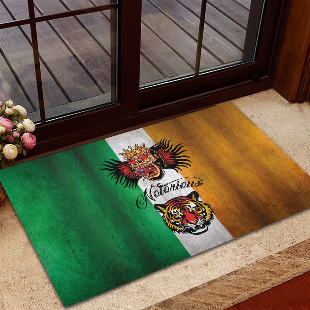 The Ireland - Notorious Rubber Doormat Old School Tattoos Grunge Style - Wonder Print Shop