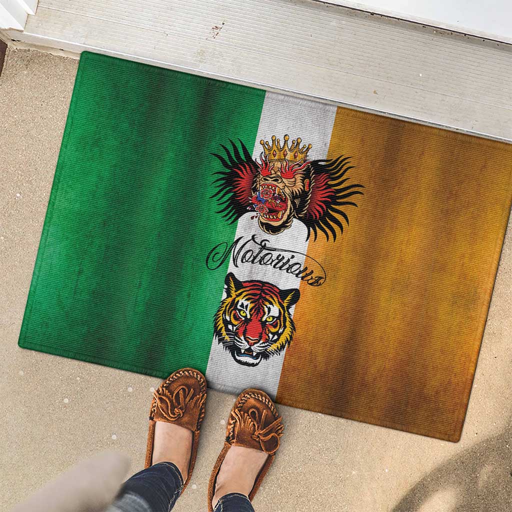 The Ireland - Notorious Rubber Doormat Old School Tattoos Grunge Style - Wonder Print Shop