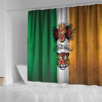 The Ireland - Notorious Shower Curtain Old School Tattoos Grunge Style - Wonder Print Shop