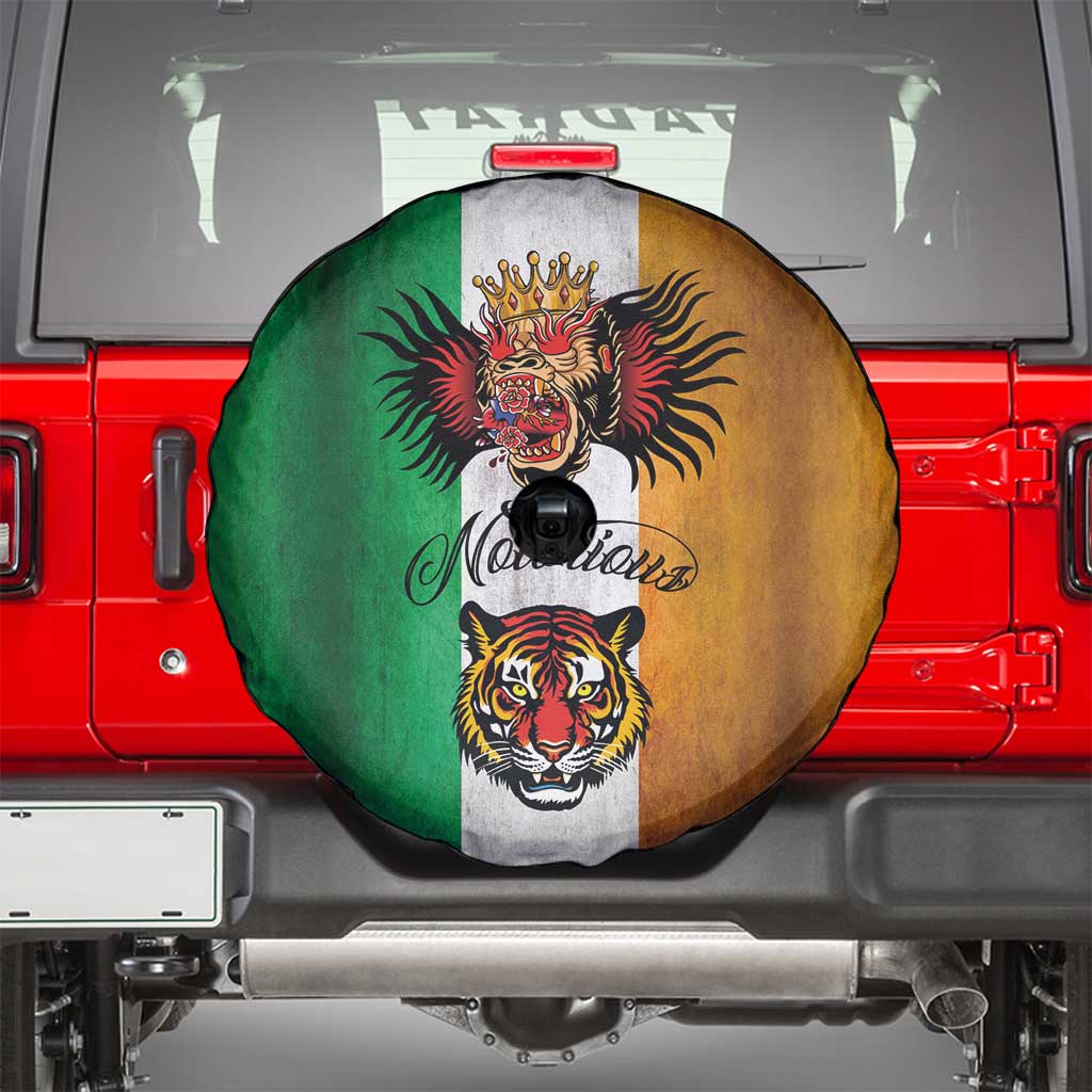 The Ireland - Notorious Spare Tire Cover Old School Tattoos Grunge Style - Wonder Print Shop