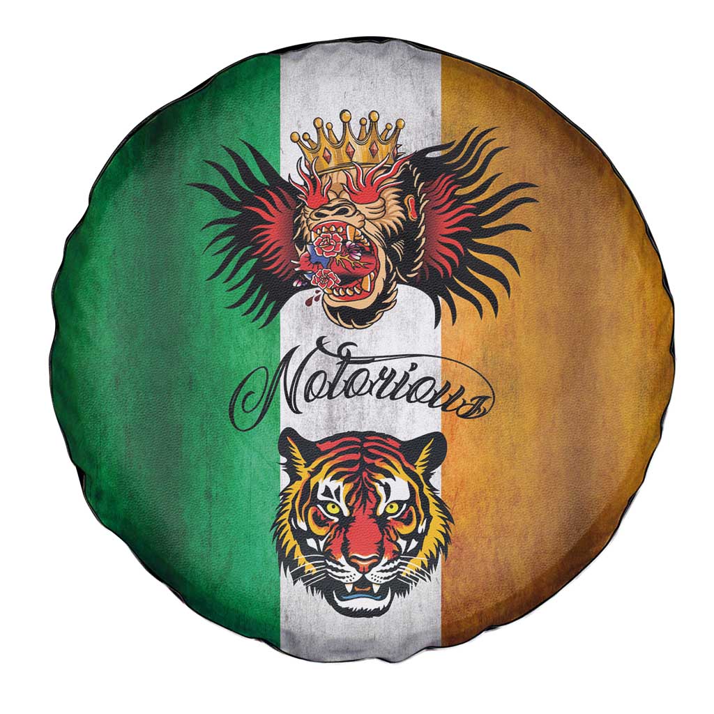 The Ireland - Notorious Spare Tire Cover Old School Tattoos Grunge Style - Wonder Print Shop