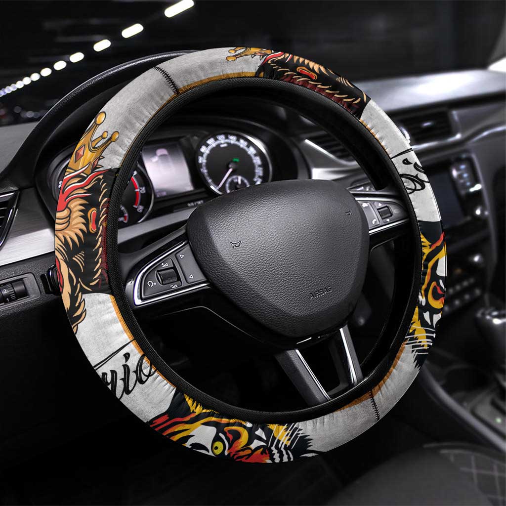 The Ireland - Notorious Steering Wheel Cover Old School Tattoos Grunge Style - Wonder Print Shop