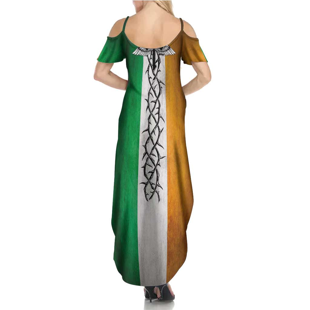 The Ireland - Notorious Summer Maxi Dress Old School Tattoos Grunge Style - Wonder Print Shop