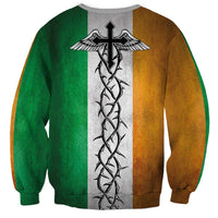 The Ireland - Notorious Sweatshirt Old School Tattoos Grunge Style - Wonder Print Shop