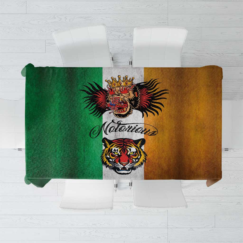 The Ireland - Notorious Tablecloth Old School Tattoos Grunge Style - Wonder Print Shop