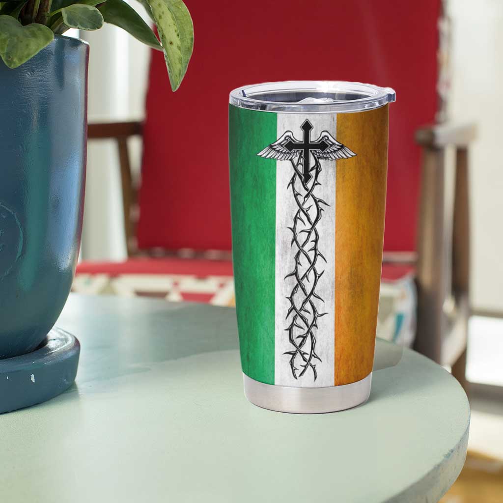 The Ireland - Notorious Tumbler Cup Old School Tattoos Grunge Style - Wonder Print Shop