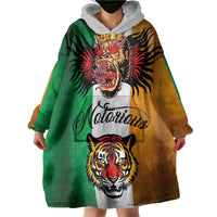 The Ireland - Notorious Wearable Blanket Hoodie Old School Tattoos Grunge Style - Wonder Print Shop