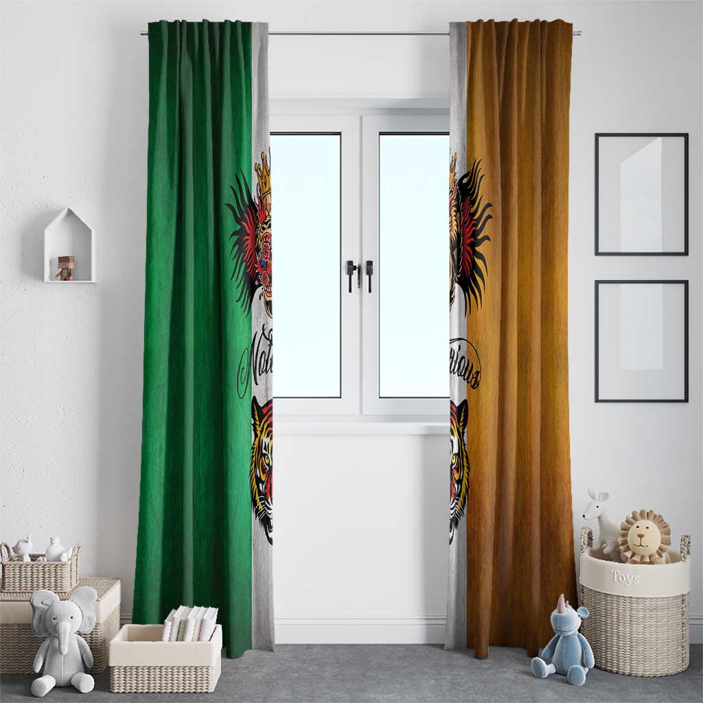 The Ireland - Notorious Window Curtain Old School Tattoos Grunge Style - Wonder Print Shop