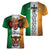 The Ireland - Notorious Women V-Neck T-Shirt Old School Tattoos Grunge Style - Wonder Print Shop