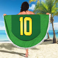 Custom Irish Rugby Beach Blanket St Patrick's Day Style - Gilet Costume