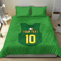 Custom Irish Rugby Bedding Set St Patrick's Day Style - Gilet Costume