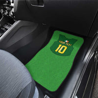 Custom Irish Rugby Car Mats St Patrick's Day Style - Gilet Costume