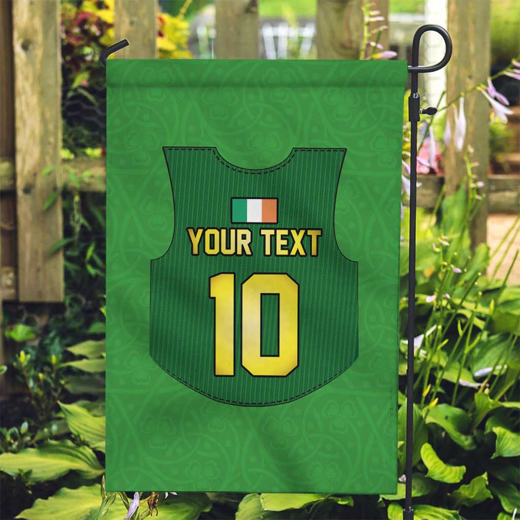 Custom Irish Rugby Garden Flag St Patrick's Day Style - Gilet Costume