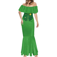 Custom Irish Rugby Mermaid Dress St Patrick's Day Style - Gilet Costume