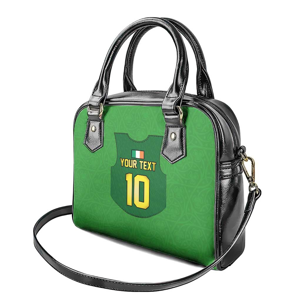 Custom Irish Rugby Shoulder Handbag St Patrick's Day Style - Gilet Costume - Wonder Print Shop