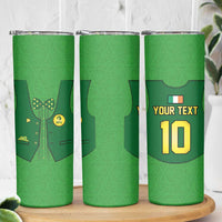Custom Irish Rugby Skinny Tumbler St Patrick's Day Style - Gilet Costume - Wonder Print Shop