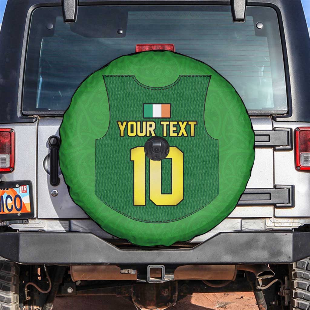 Custom Irish Rugby Spare Tire Cover St Patrick's Day Style - Gilet Costume - Wonder Print Shop