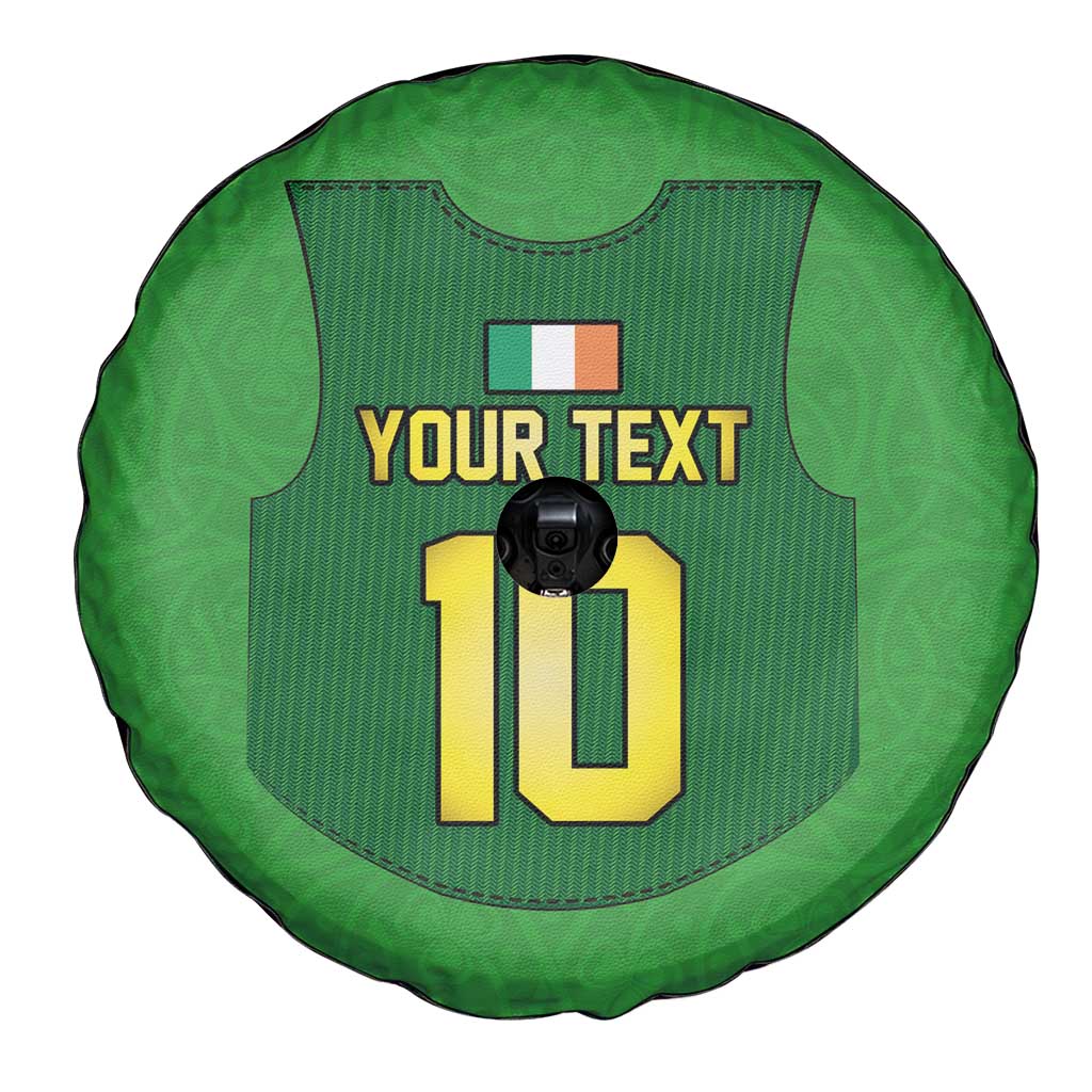 Custom Irish Rugby Spare Tire Cover St Patrick's Day Style - Gilet Costume - Wonder Print Shop
