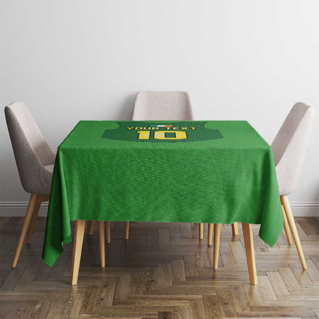 Custom Irish Rugby Tablecloth St Patrick's Day Style - Gilet Costume - Wonder Print Shop