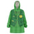 Custom Irish Rugby Wearable Blanket Hoodie St Patrick's Day Style - Gilet Costume - Wonder Print Shop