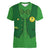 Custom Irish Rugby Women V-Neck T-Shirt St Patrick's Day Style - Gilet Costume - Wonder Print Shop