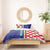 Croatia Hrvatska Checkerboard Half Style Bedding Set