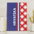 Croatia Hrvatska Checkerboard Half Style Canvas Wall Art