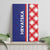 Croatia Hrvatska Checkerboard Half Style Canvas Wall Art