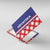 Croatia Hrvatska Checkerboard Half Style Canvas Wall Art