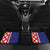 Croatia Hrvatska Checkerboard Half Style Car Mats