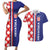 Croatia Hrvatska Checkerboard Half Style Couples Matching Short Sleeve Bodycon Dress and Hawaiian Shirt