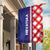 Croatia Hrvatska Checkerboard Half Style Garden Flag