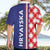 Croatia Hrvatska Checkerboard Half Style Hawaiian Shirt