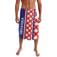 Croatia Hrvatska Checkerboard Half Style Lavalava