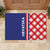 Croatia Hrvatska Checkerboard Half Style Rubber Doormat - Wonder Print Shop