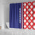 Croatia Hrvatska Checkerboard Half Style Shower Curtain - Wonder Print Shop