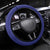 Croatia Hrvatska Checkerboard Half Style Steering Wheel Cover - Wonder Print Shop