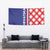 Croatia Hrvatska Checkerboard Half Style Tapestry - Wonder Print Shop
