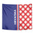 Croatia Hrvatska Checkerboard Half Style Tapestry - Wonder Print Shop